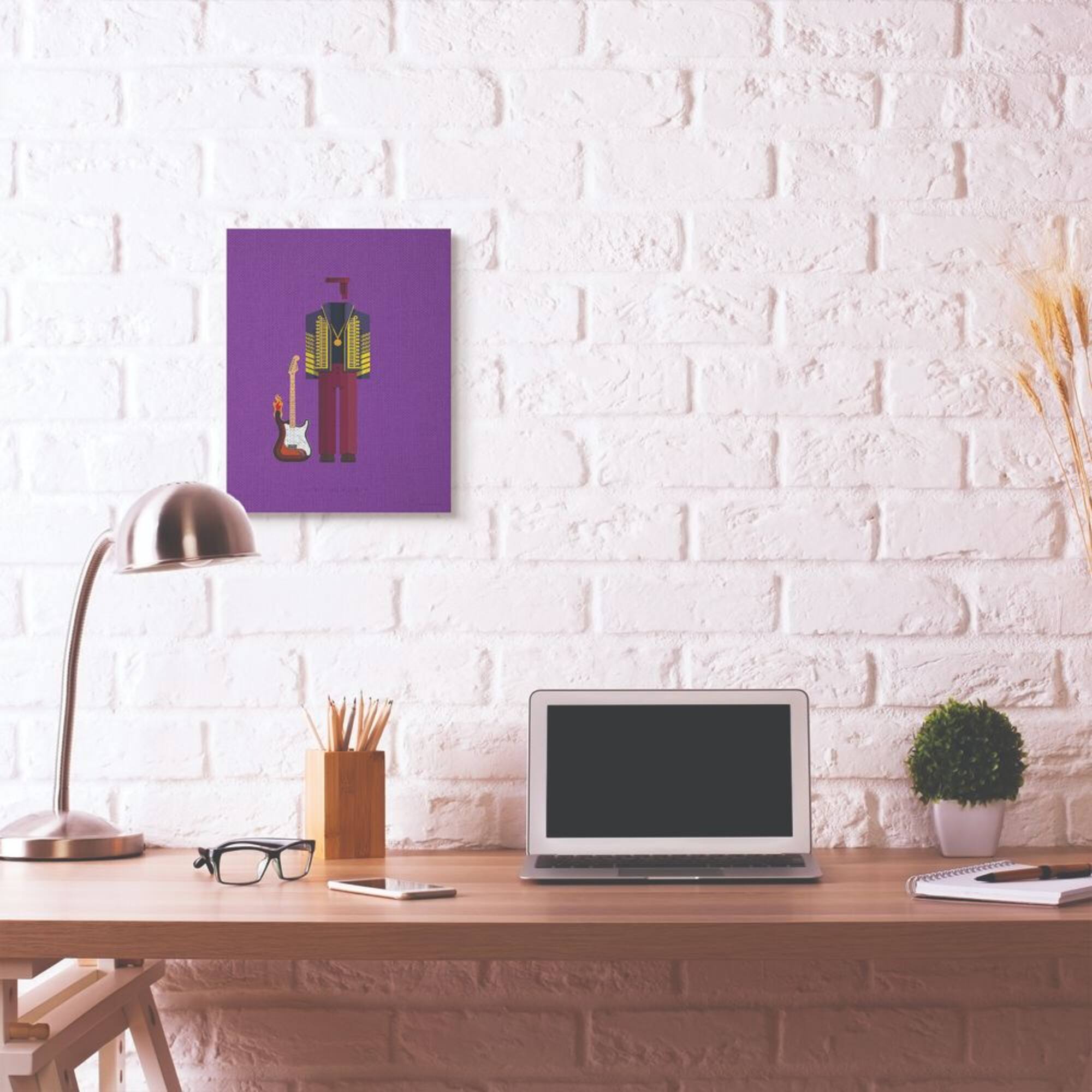 Stupell Industries Jimi Hendrix Fashion Design Canvas Wall Art